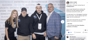 Marko Sipila discussing business growth strategies during a panel discussion