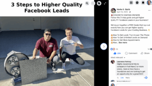 Marko Sipila and Dennis Yu discussing marketing strategies for contractors.