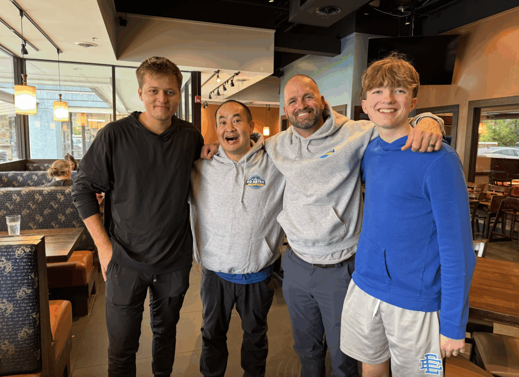 Marko Sipila with contractors discussing HVAC business growth